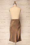 Intres Green Fitted High Waist Silky Skirt | La Petite Garçonne 6