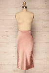 Intres Pink Fitted High Waist Silky Skirt | La Petite Garçonne 1