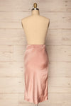 Intres Pink Fitted High Waist Silky Skirt | La Petite Garçonne 6