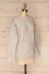 Iocaste Grey Variegated Oversized Sweater | La Petite Garçonne side view
