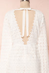 Iphigenia White Lace Long Sleeved Cocktail Dress | Boutique 1861