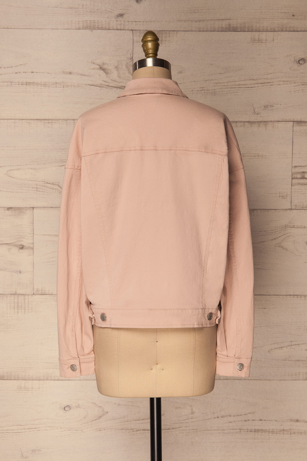 Ypsos Pink Jean Jacket with Buttons & Pockets | La Petite Garçonne 7
