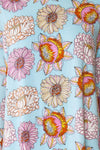 Ivette Colourful Floral Print Short Dress | Boutique 1861 fabric