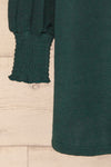 Jaen Teal Ribbed Long Sleeve Dress | La petite garçonne bottom