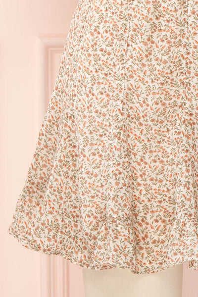 Jaimie Floral Short Skirt w/ Frills | Boutique 1861 skirt