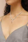 Jakobina Crystal Pendant Necklace | Boutique 1861 on model