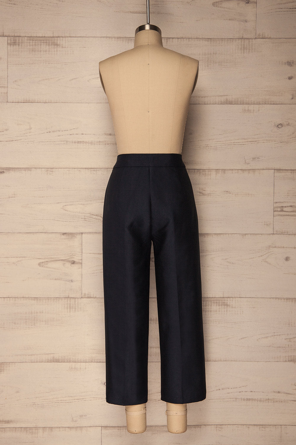 Jarero Navy Blue Cropped Dress Pants back view | La Petite Garçonne Chpt. 2 5