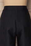 Jarero Navy Blue Cropped Dress Pants back waist close-up | La Petite Garçonne Chpt. 2 6