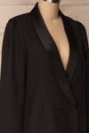 Jartos Black Oversized Double Breasted Blazer | La Petite Garçonne 4