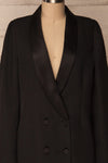 Jartos Black Oversized Double Breasted Blazer | La Petite Garçonne 2