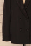 Jartos Black Oversized Double Breasted Blazer | La Petite Garçonne 7