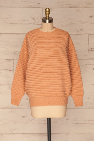 Jastarnia Pink Long Sleeve Sweater | La petite garçonne  front view