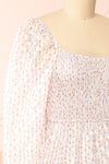 Jean Short Star Patterned Dress | Boutique 1861 side close-up