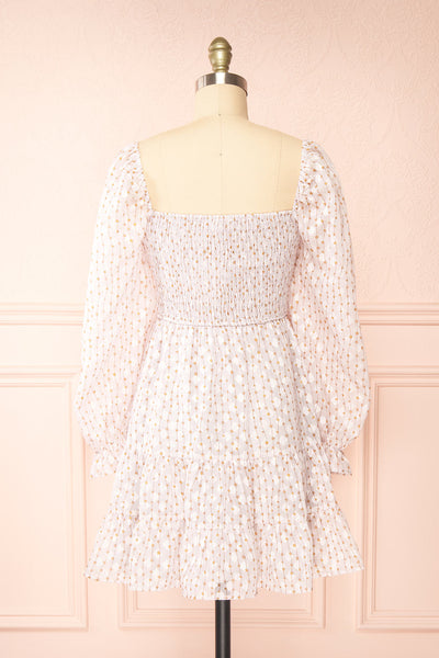 Jean Short Star Patterned Dress | Boutique 1861 back view
