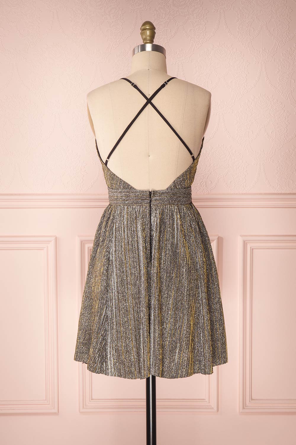 Jisabel | Silver & Gold Party Dress