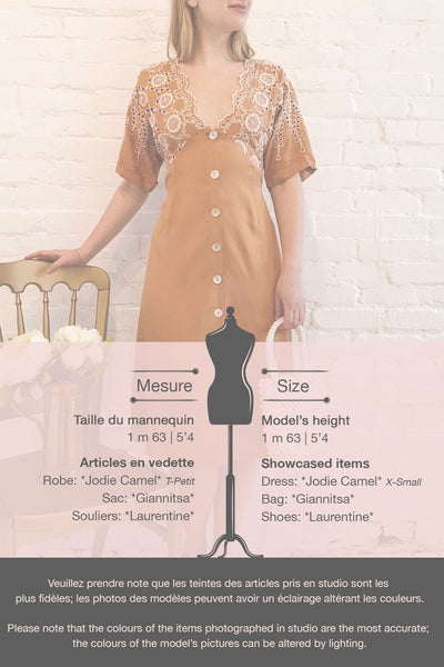 Jodie Camel Orange Button-Up Midi Dress | Boutique 1861 template