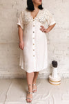 Jodie White Button-Up Midi Dress | Boutique 1861 model look