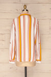 Jordanow White Colorful Striped Button-Up Shirt | La Petite Garçonne back view