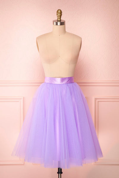 Julieth Lavande Light Purple Tulle Skirt | Boutique 1861 front view