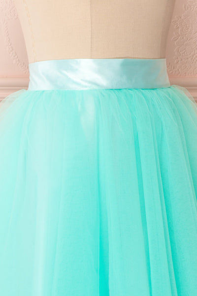 Julieth Menthe Light Turquoise Tulle Skirt | Boutique 1861 4