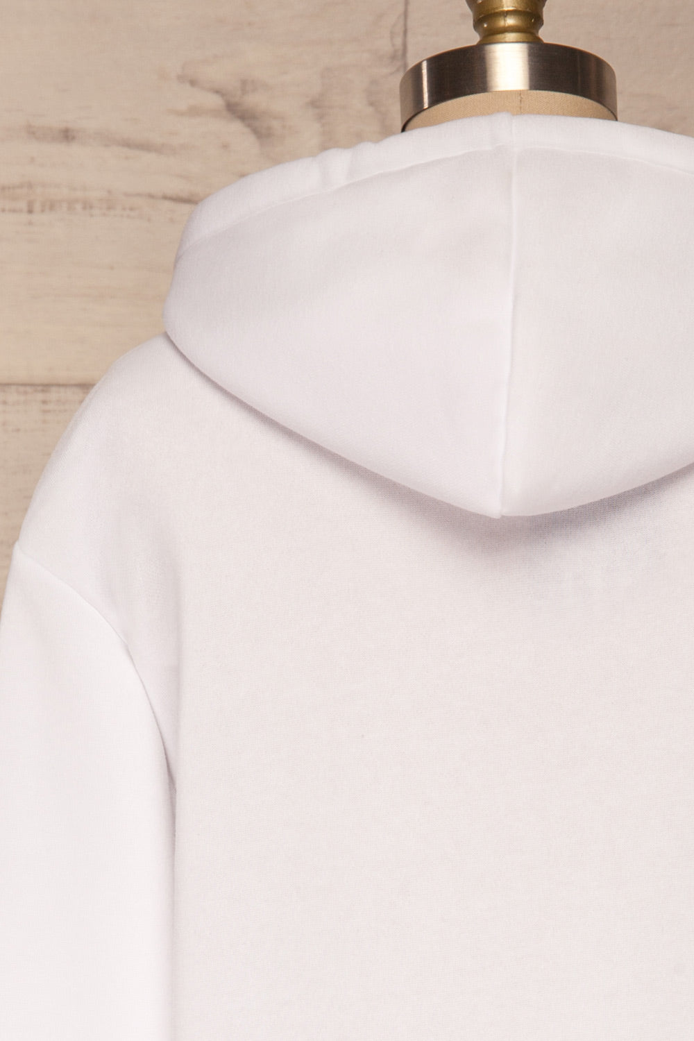 Juxue Snow White Hoodie | La petite garçonne back close up