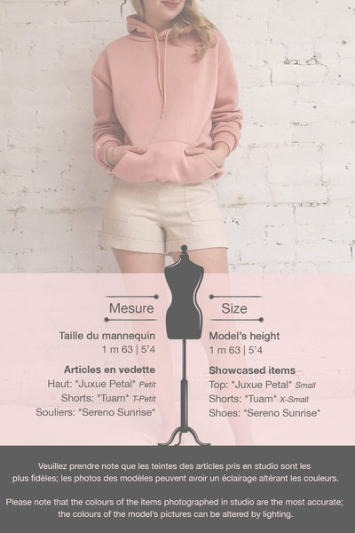 Juxue Petal Pink Oversized Hoodie | La petite garçonne template