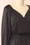 Kabuni Short A-Line Long Sleeved Dress | Boutique 1861 side close-up