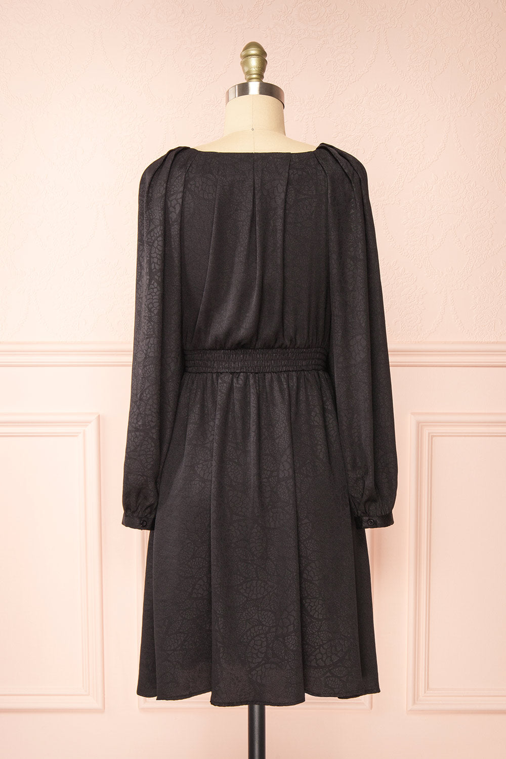 Kabuni Short A-Line Long Sleeved Dress | Boutique 1861 back view