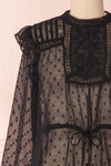 Kaiona Night Black Plumetis & Lace Loose Top | Boutique 1861 2