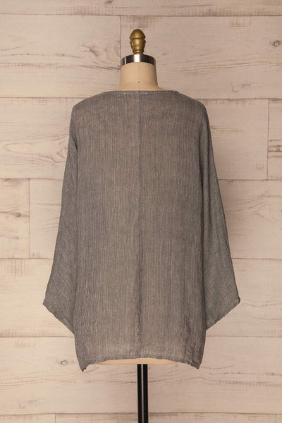Kanegem Grey Long Sleeve Oversized Top | La Petite Garçonne Chpt. 2 5