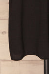Kasilda Black Shirt | Tunique | La Petite Garçonne bottom close-up