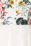 Katalinka White Tulle Floral A-Line Dress | Boutique 1861 7