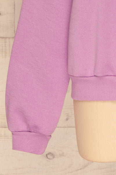Kazann Purple Crew Neck Sweater | La petite garçonne  bottom