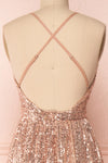 Keawe Rose Gold Sequin A-Line Party Dress | Boutique 1861 6