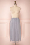 Keelin Gris Grey Glitter Mesh Midi Skirt | Boutique 1861 1