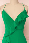 Kekoa Green Chiffon Gown with Ruffles | Boutique 1861 2