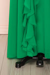 Kekoa Green Chiffon Gown with Ruffles | Boutique 1861 7