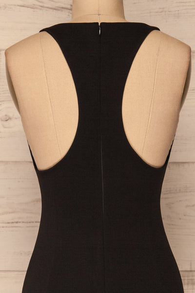 Kelsie Black Cocktail Dress | Robe | La Petite Garçonne back close-up