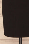 Kelsie Black Cocktail Dress | Robe | La Petite Garçonne bottom close-up