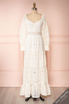 Kementari Openwork Lace Maxi Bridal Dress | Boudoir 1861 front view