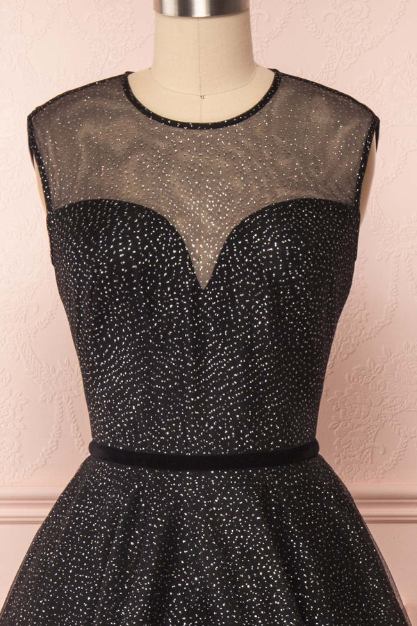 Kenyka | Black Glitter Dress