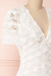 Keonaona White Lace A-Line Cocktail Dress | Boudoir 1861 4