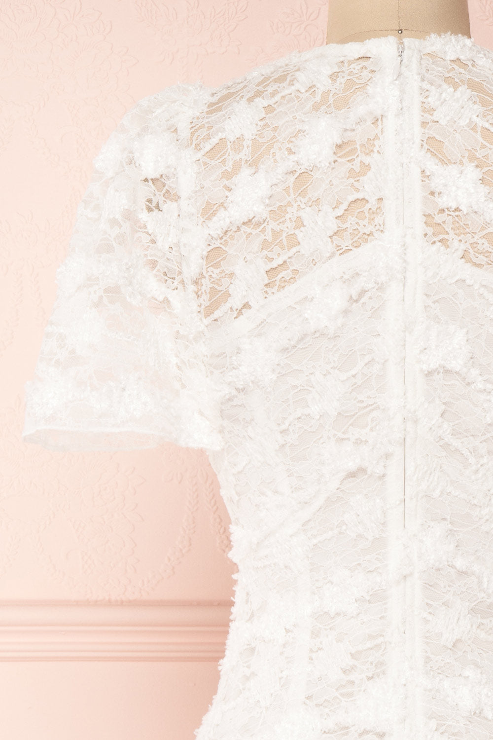 Keonaona White Lace A-Line Cocktail Dress | Boudoir 1861 6