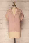 Kerion Petal Loose Pink Button-Up Shirt | La Petite Garçonne