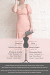 Ketayap Coral Pink Midi Dress w/ Puffy Sleeves | Boutique 1861 template