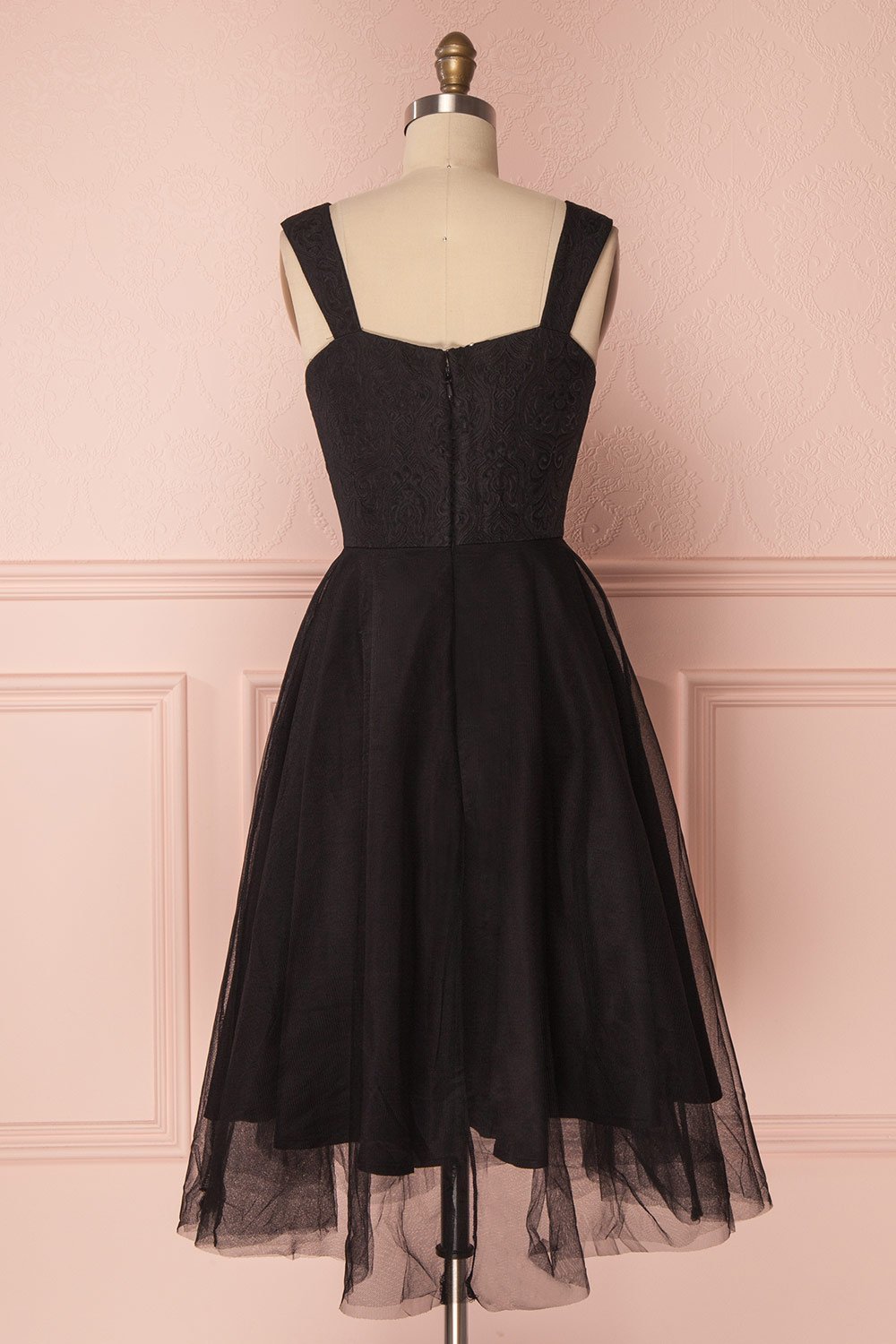 Ketty Dark | Black Tulle Dress