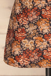 Kharkiv Black Floral Print Short Skirt | La petite garçonne bottom