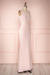 Kiira Blush Pink Cut-Outs Mermaid Gown | Boudoir 1861 side view