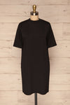 Kilkenny Black T-Shirt Dress | La petite garçonne front view