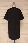 Kilkenny Black T-Shirt Dress | La petite garçonne back view